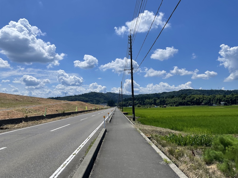 カルサイネイザン施術後の爽快感をイメージした夏の田園風景