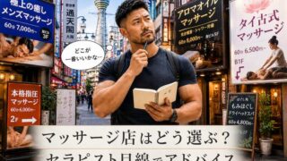 マッサージ店はどう選ぶ？セラピスト目線で4つのタイプを解説